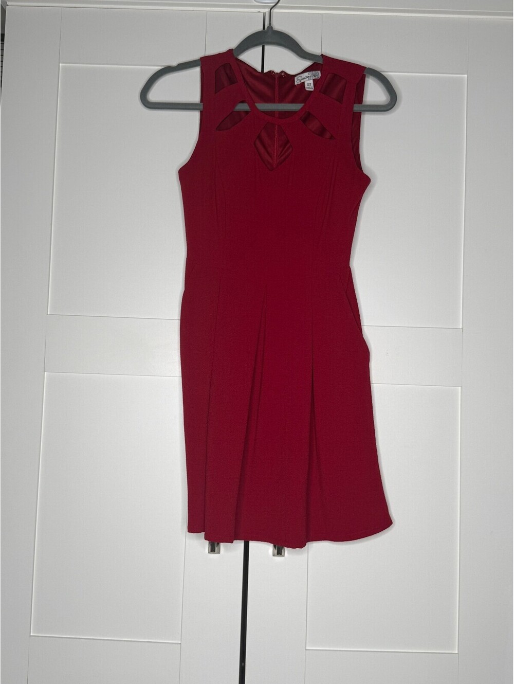 Speechless Women's XS Red Fit & Flare Dress